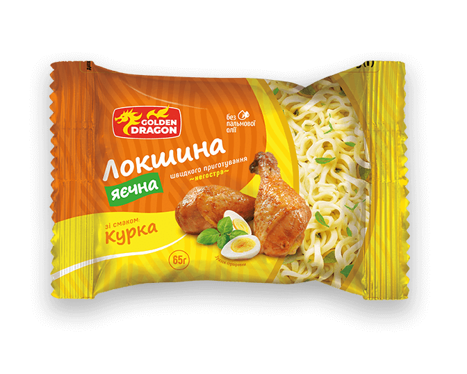 Класична Яєчна Локшина зі смаком курка