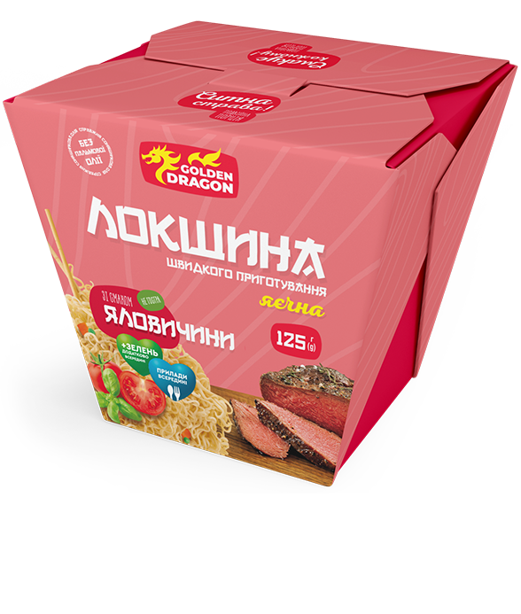 Класична Локшина зі смаком яловичини